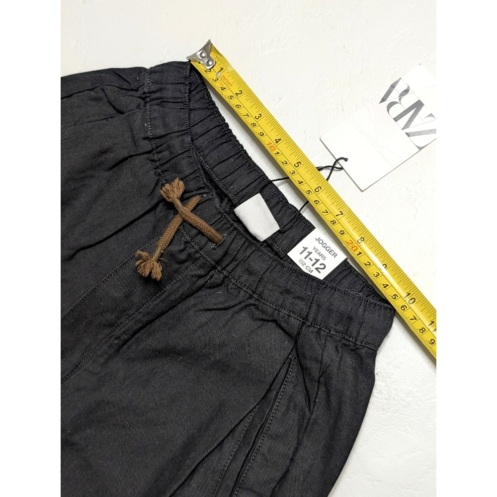 ZARA Low Rise Elastic Waistband Jogger Pants Boy's Size 11-12 Years - Picture 7 of 9